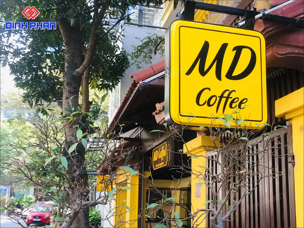 Làm bảng hiệu cafe đẹp BMT giá rẻ, chất lượng Làm bảng hiệu cafe đẹp bmt