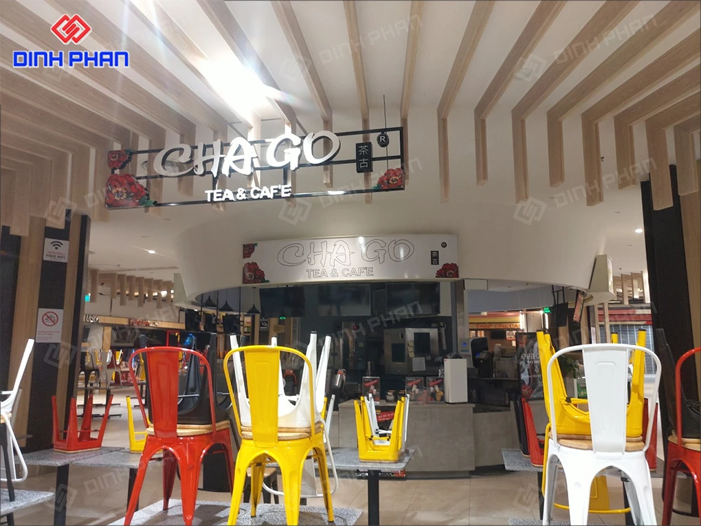 Làm bảng hiệu cafe đẹp BMT giá rẻ, chất lượng Làm bảng hiệu cafe đẹp bmt