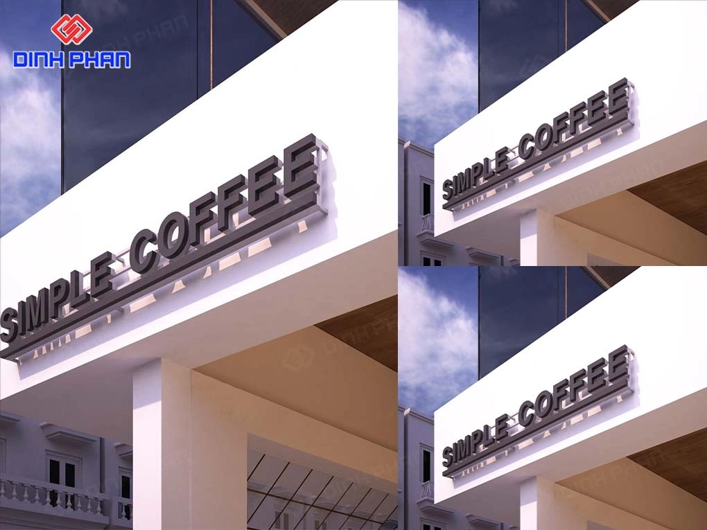 Làm bảng hiệu cafe đẹp BMT giá rẻ, chất lượng Làm bảng hiệu cafe đẹp bmt