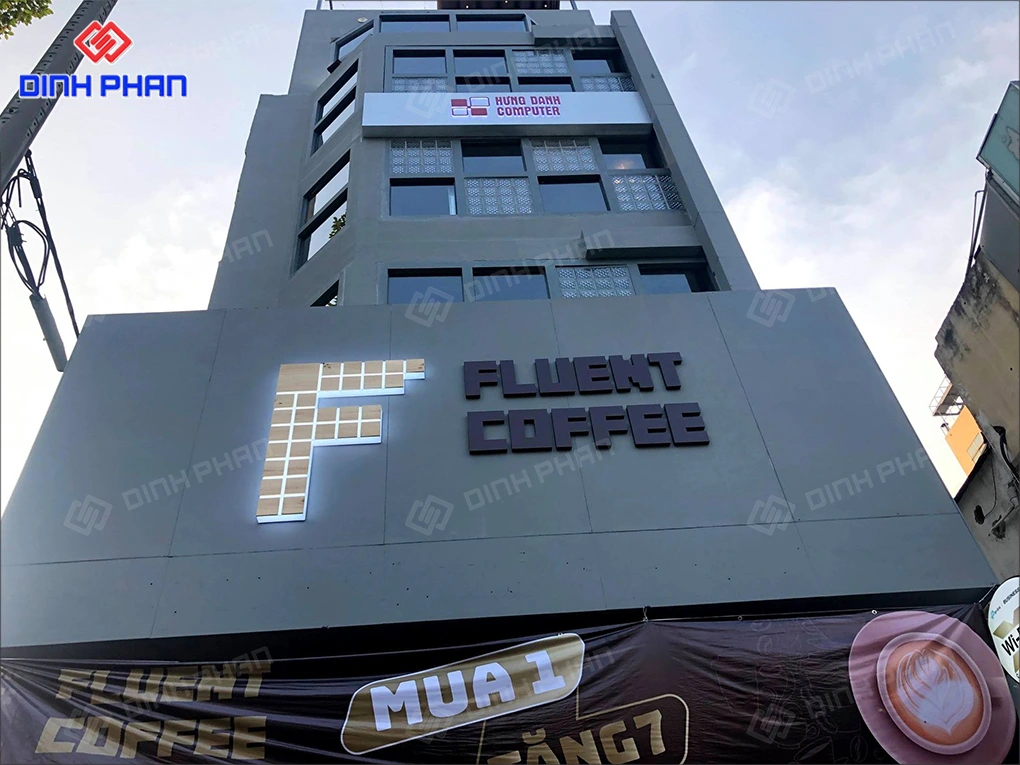 Làm bảng hiệu cafe đẹp BMT giá rẻ, chất lượng Làm bảng hiệu cafe đẹp bmt