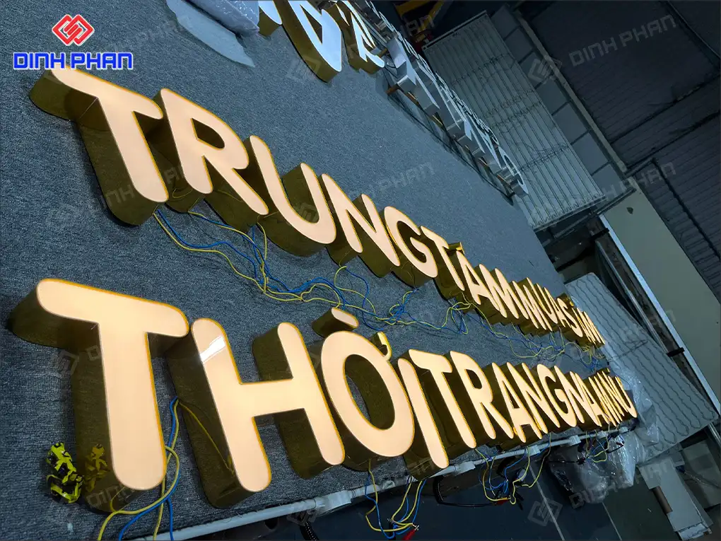 Đơn vị làm bảng hiệu chữ nhôm BMT uy tín, giá rẻ Làm bảng hiệu chữ nhôm bmt