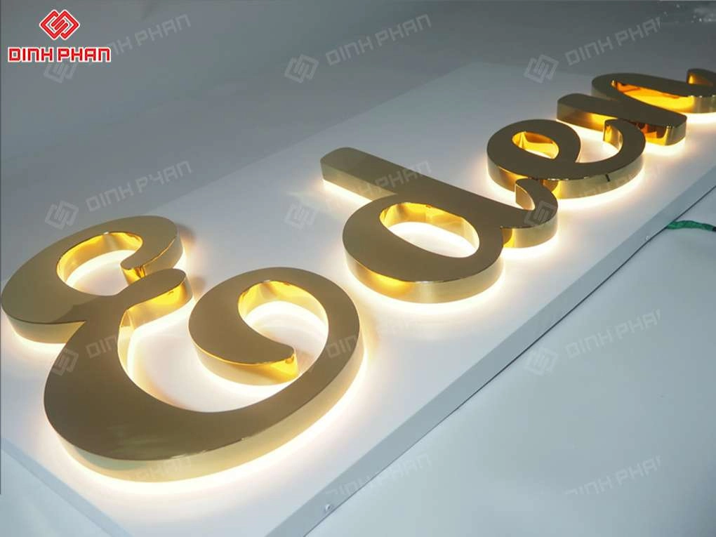 Làm chữ inox vàng gương tại Buôn Ma Thuột giá rẻ Làm chữ inox vàng gương tại buôn ma thuột