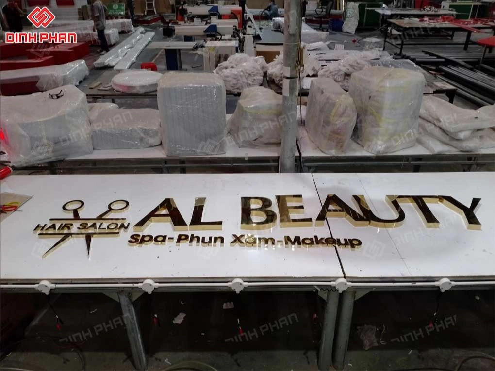 Làm chữ inox vàng gương tại Buôn Ma Thuột giá rẻ Làm chữ inox vàng gương tại buôn ma thuột