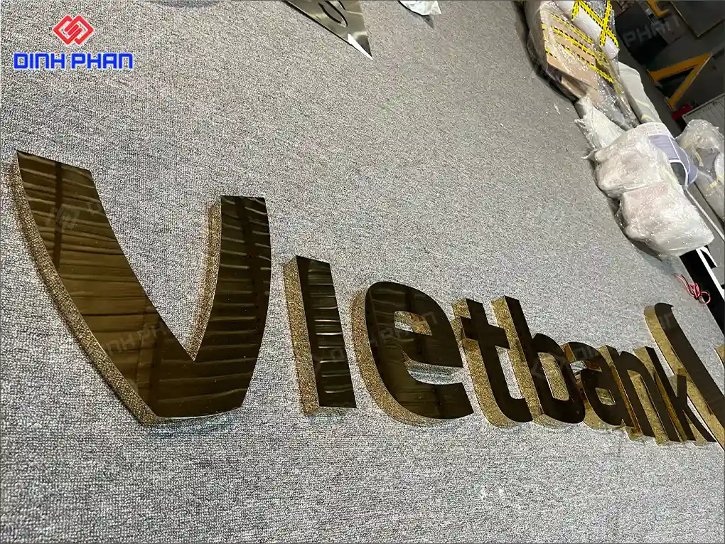 Làm chữ inox vàng gương tại Buôn Ma Thuột giá rẻ Làm chữ inox vàng gương tại buôn ma thuột