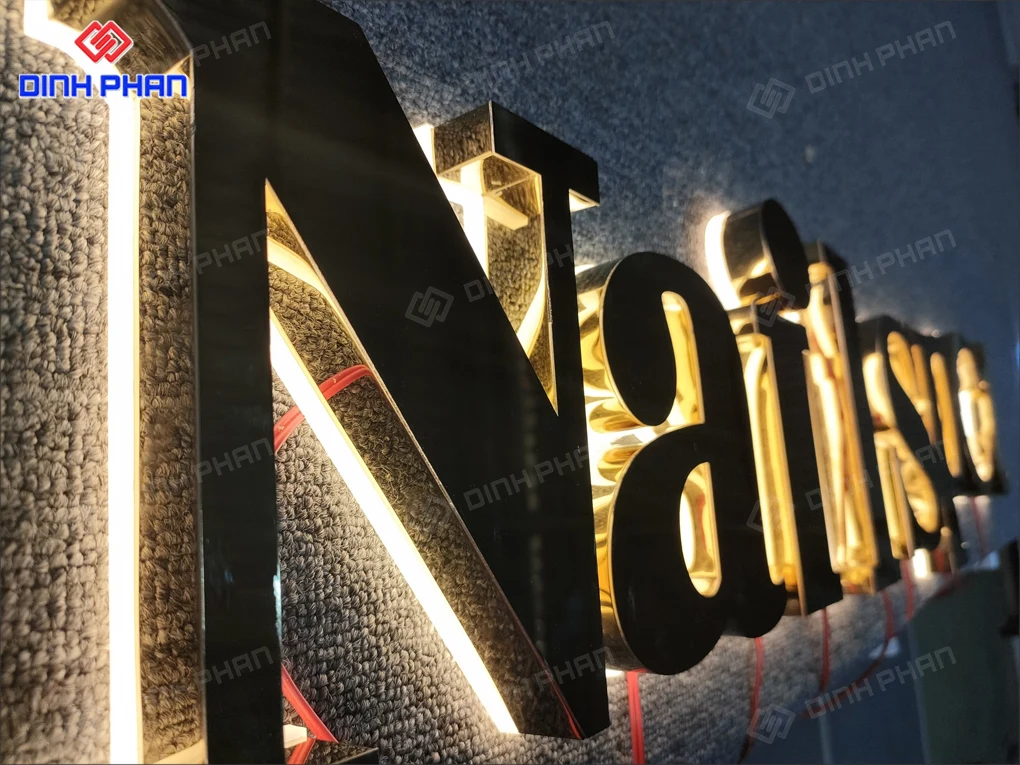 Thi công chữ inox đèn led tại Daklak Thi công chữ inox đèn led tại daklak