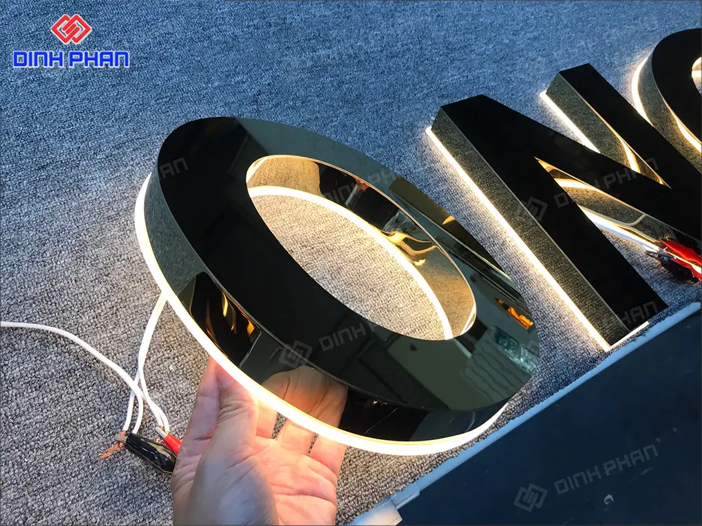 Thi công chữ inox đèn led tại Daklak Thi công chữ inox đèn led tại daklak