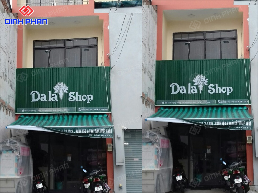 Bảng hiệu shop thời trang bmt