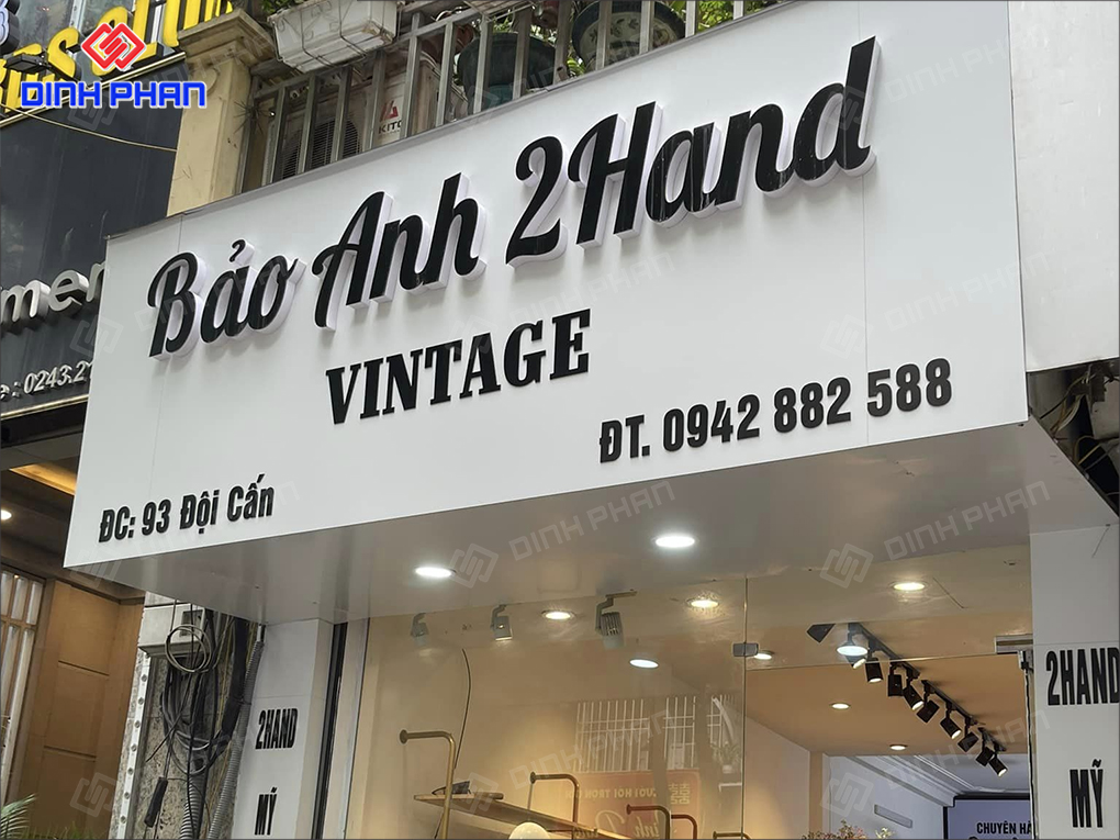 Bảng hiệu shop thời trang bmt