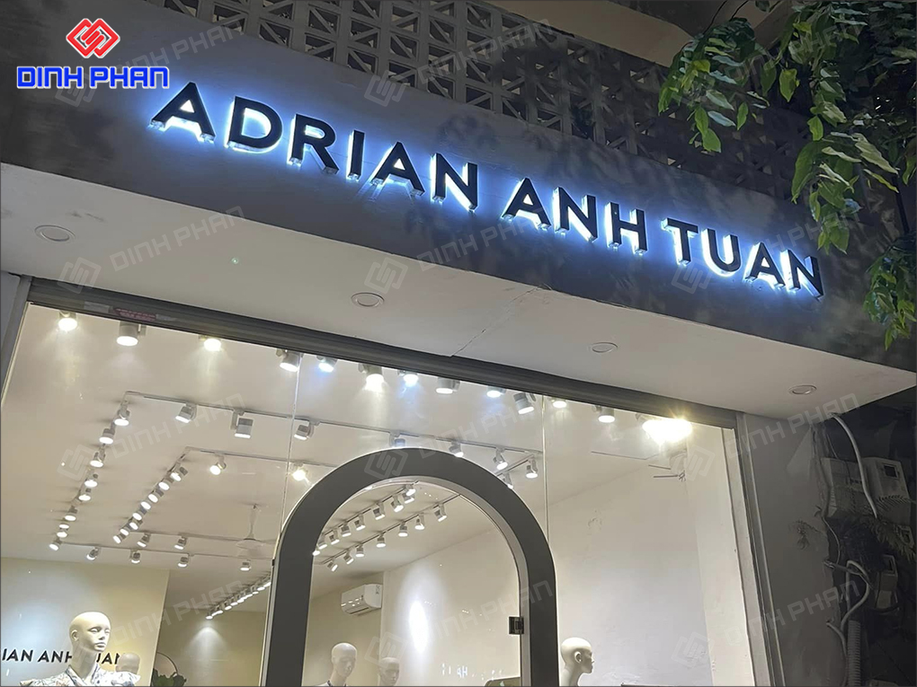 Làm bảng hiệu hộp đèn shop thời trang bmt
