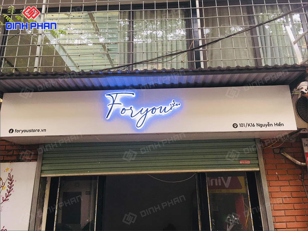 Mẫu bảng hiệu shop thời trang nữ đẹp bmt