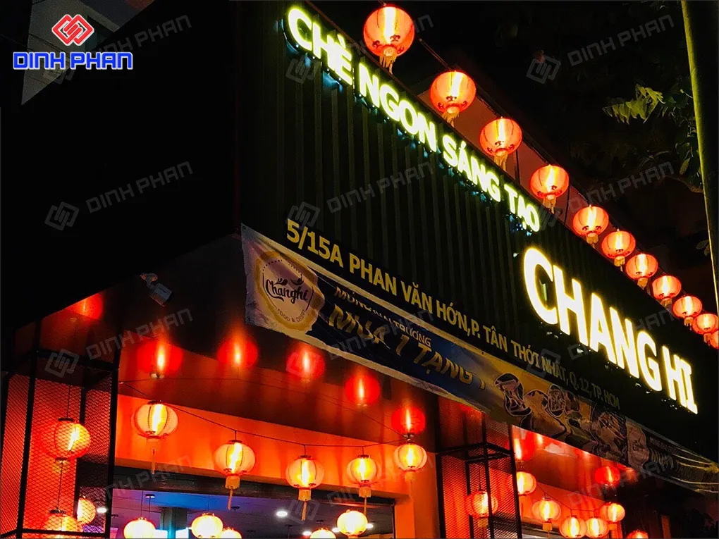 Làm bảng hiệu trà sữa BMT giá rẻ, chất lượng Bảng hiệu trà sữa bmt