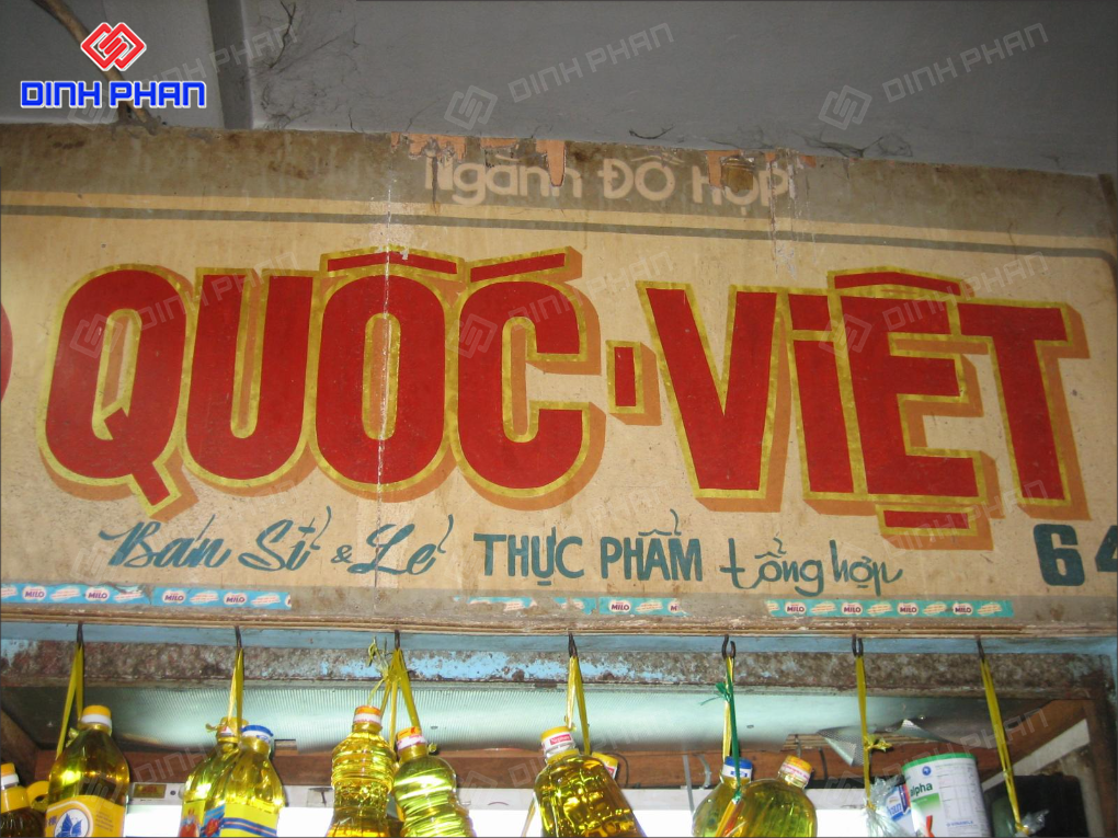 Thi công bảng hiệu xưa Daklak đậm chất hoài cổ Bảng hiệu xưa daklak