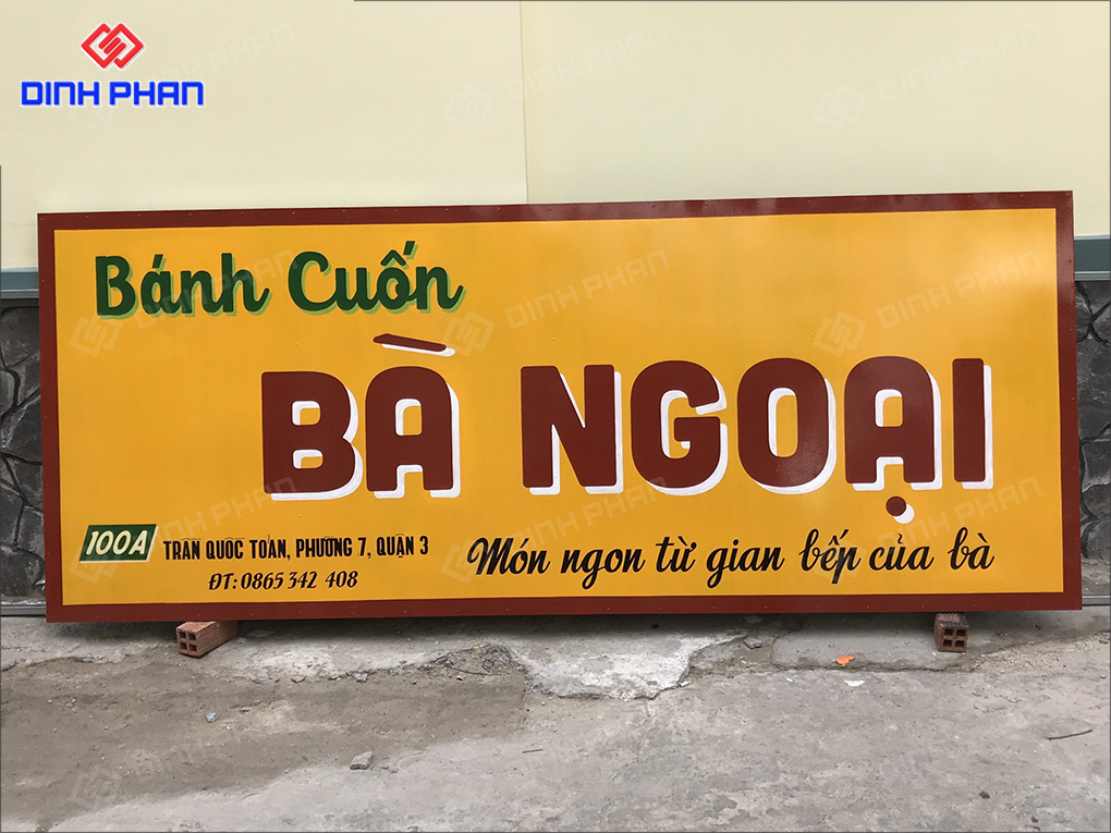 Thi công bảng hiệu xưa Daklak đậm chất hoài cổ Bảng hiệu xưa daklak