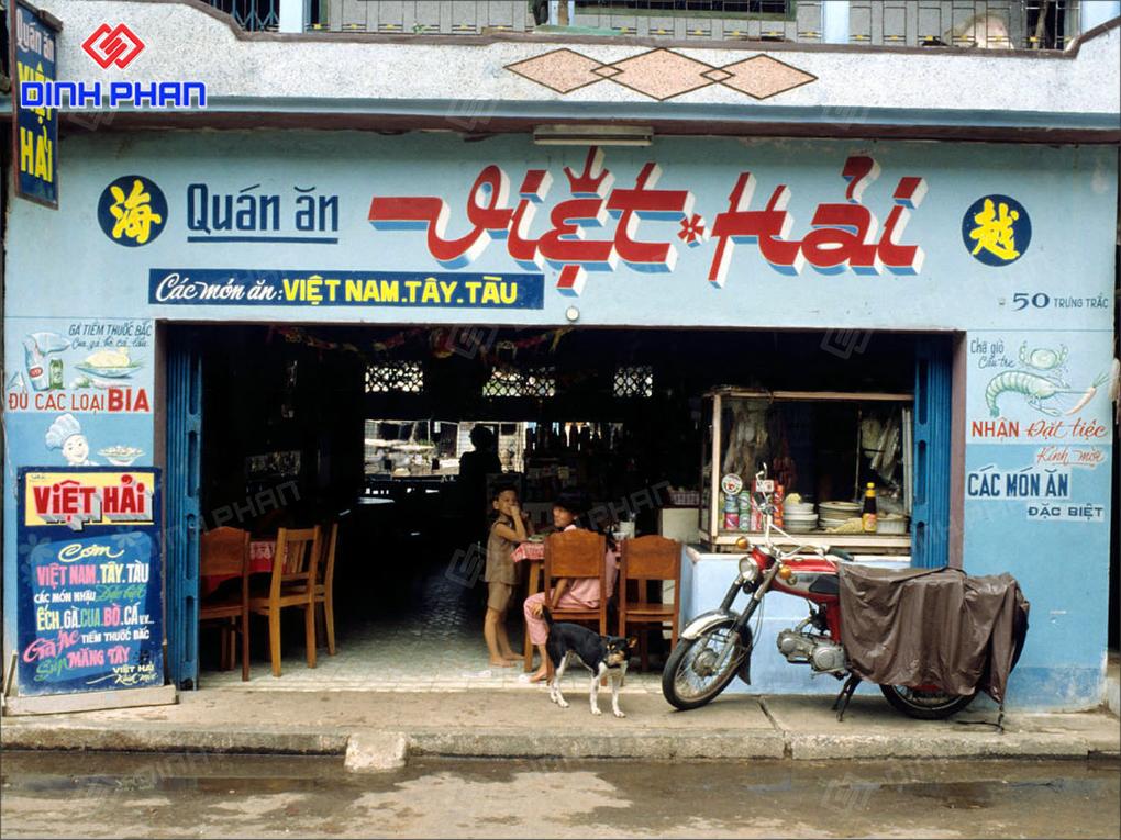 Thi công bảng hiệu xưa Daklak đậm chất hoài cổ Bảng hiệu xưa daklak