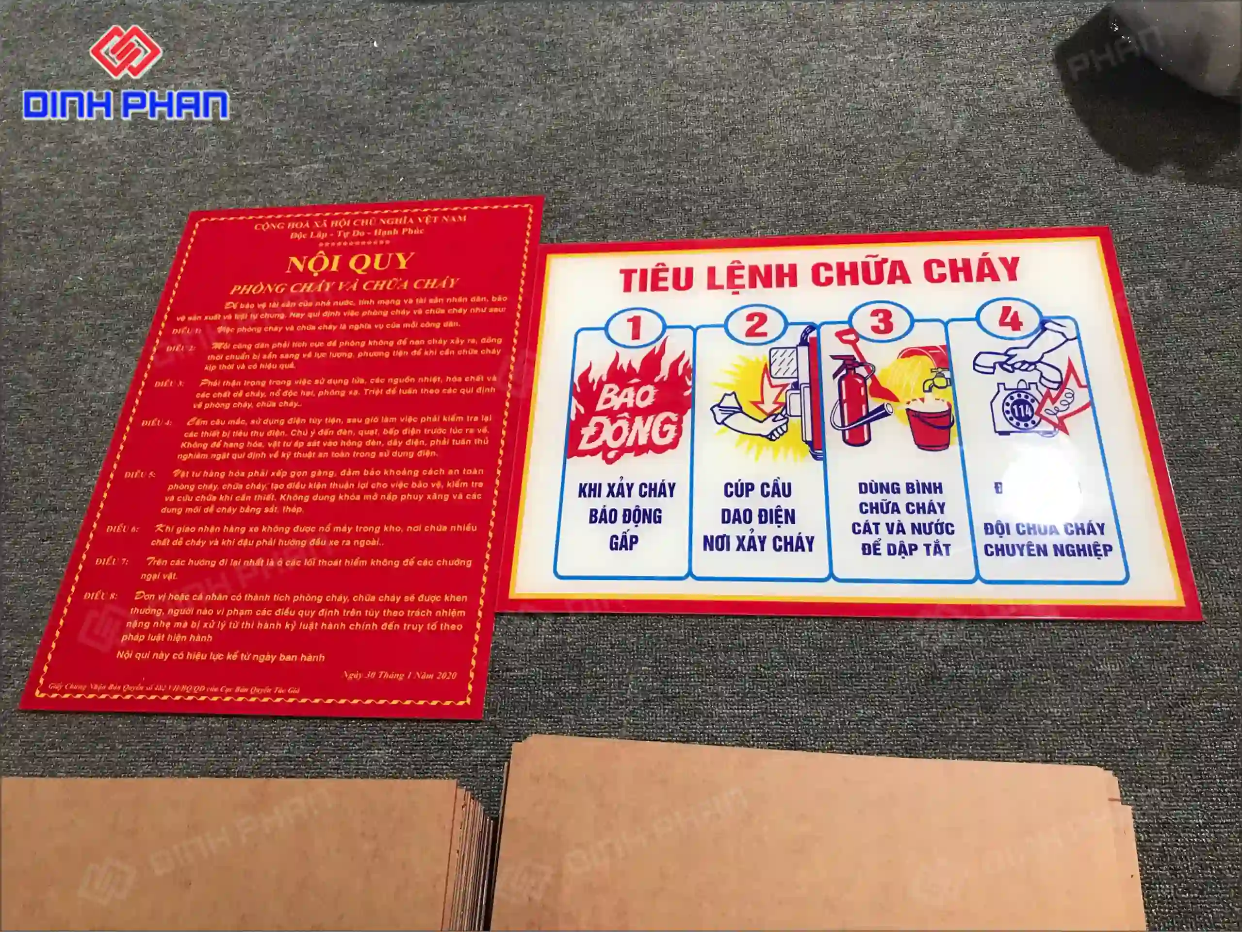 Công ty bán bảng pccc tại bmt