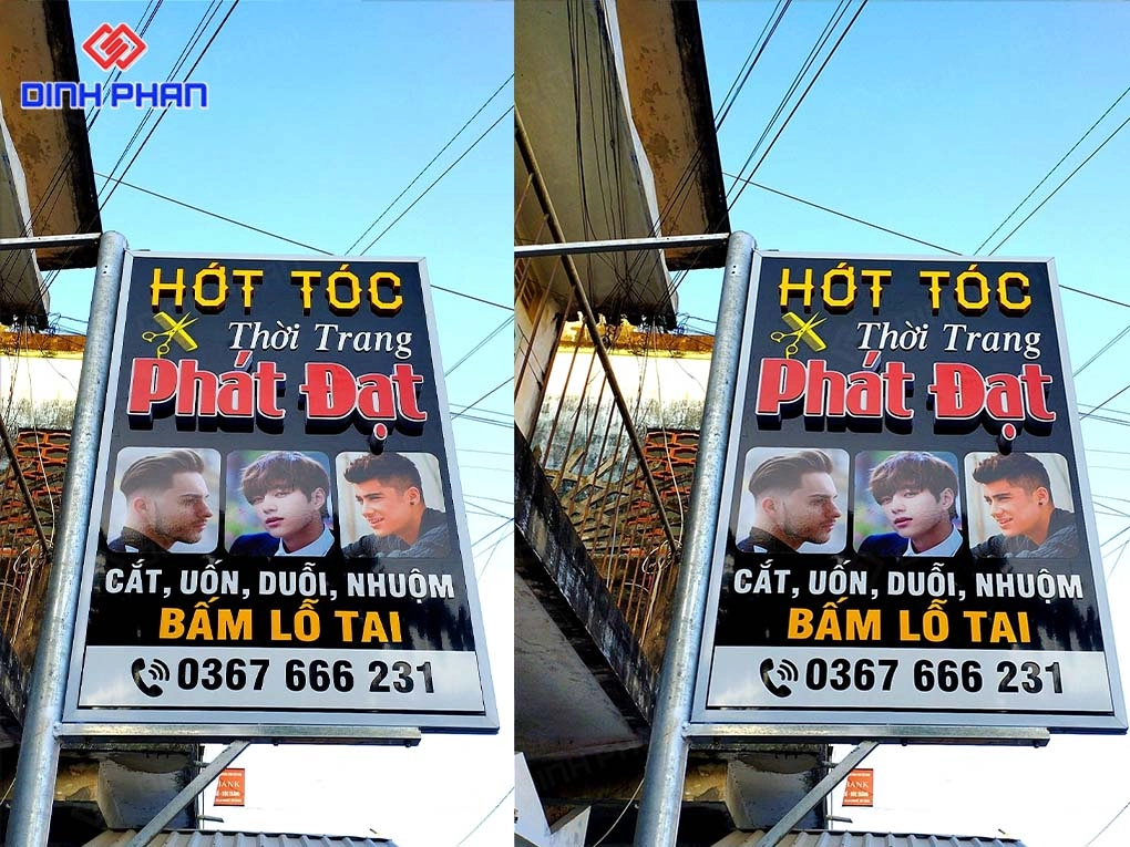 Biển vẫy Daklak giá rẻ, chất lượng Mẫu biển vẫy đẹp cho tiệm tóc ở đắk lắk