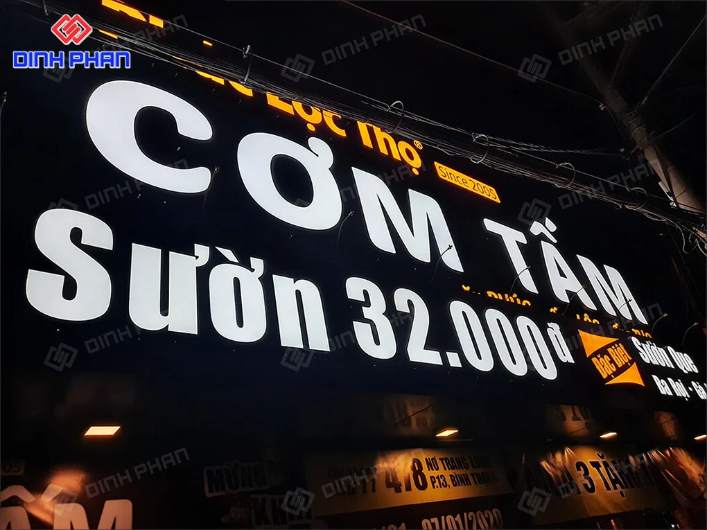 Gia công bảng hiệu bmt