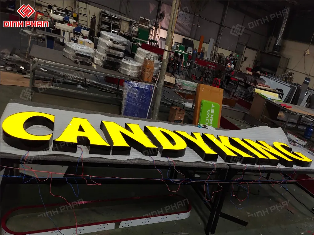 Gia công uốn chữ nhôm bmt