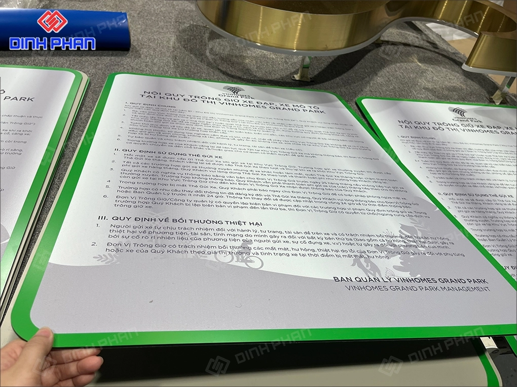 In uv trên mica tại buôn ma thuột