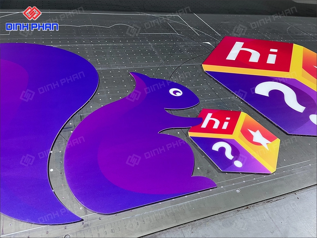 In uv trên mica tại buôn ma thuột