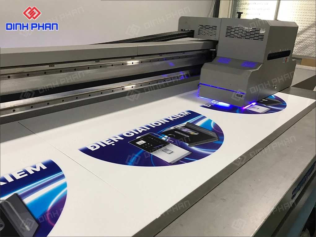 In uv trên mica tại buôn ma thuột