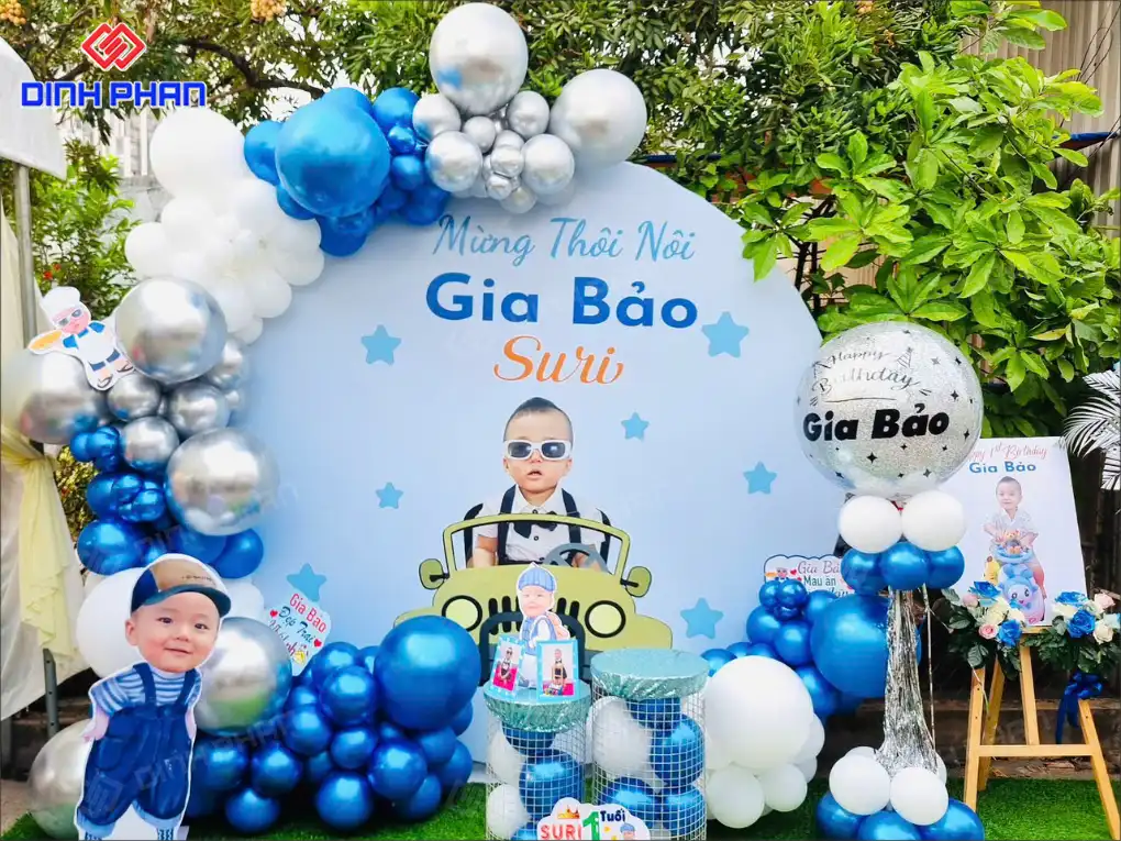 Làm bảng hiệu cho em bé đầy tháng BMT giá rẻ, theo yêu cầu In bảng hiệu đầy tháng giá rẻ tại bmt