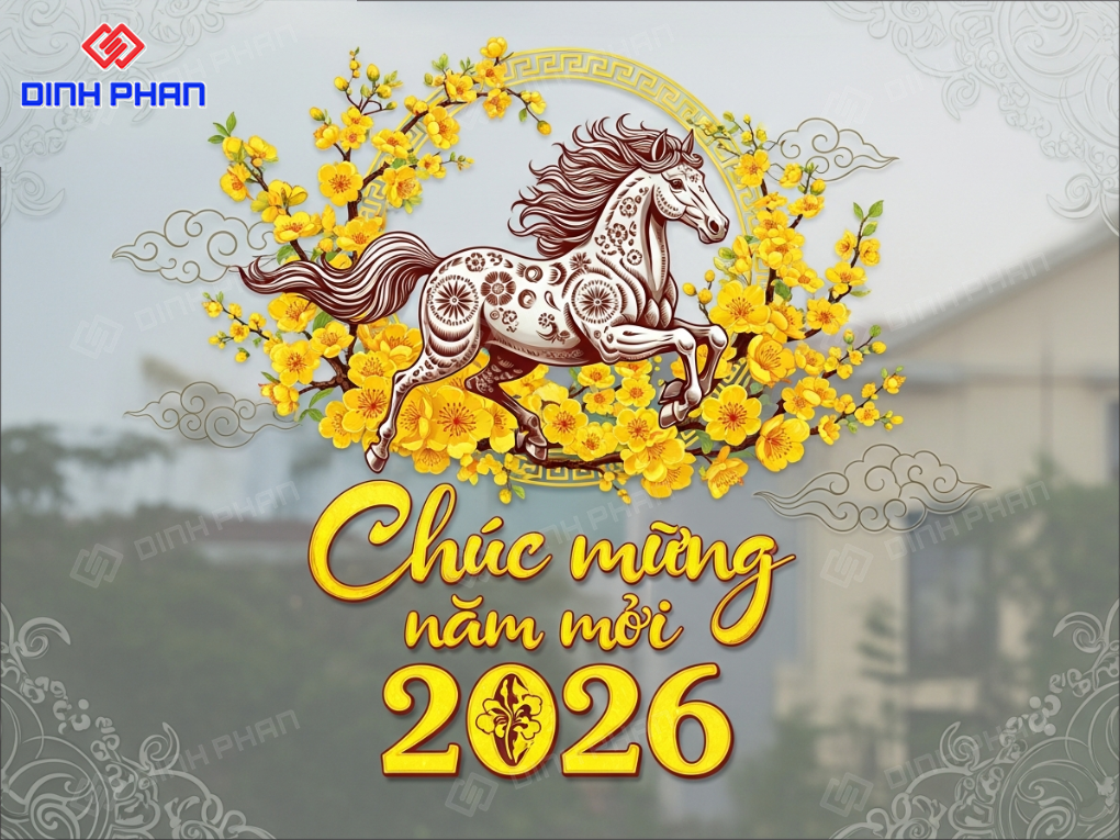 Decal tết dán kính daklak