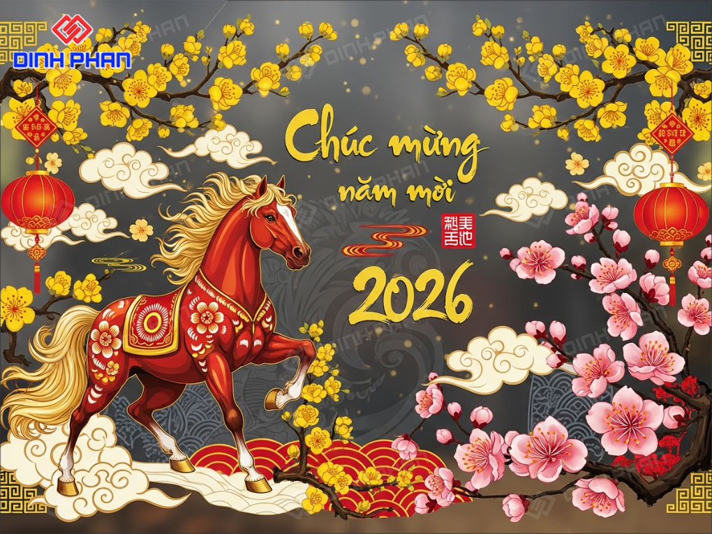 Decal tết dán kính daklak