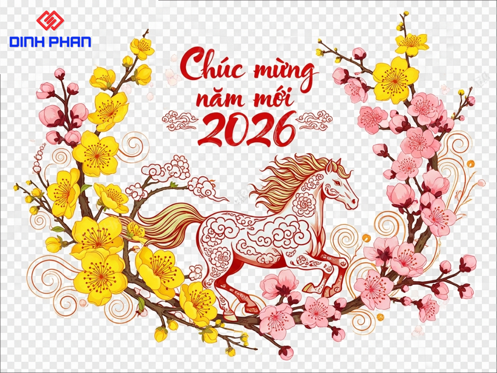 Decal tết dán kính daklak