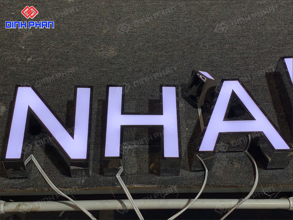 Báo giá gia công chữ inox Nha Trang đẹp, giá rẻ, uy tín Gia công chữ inox nha trang