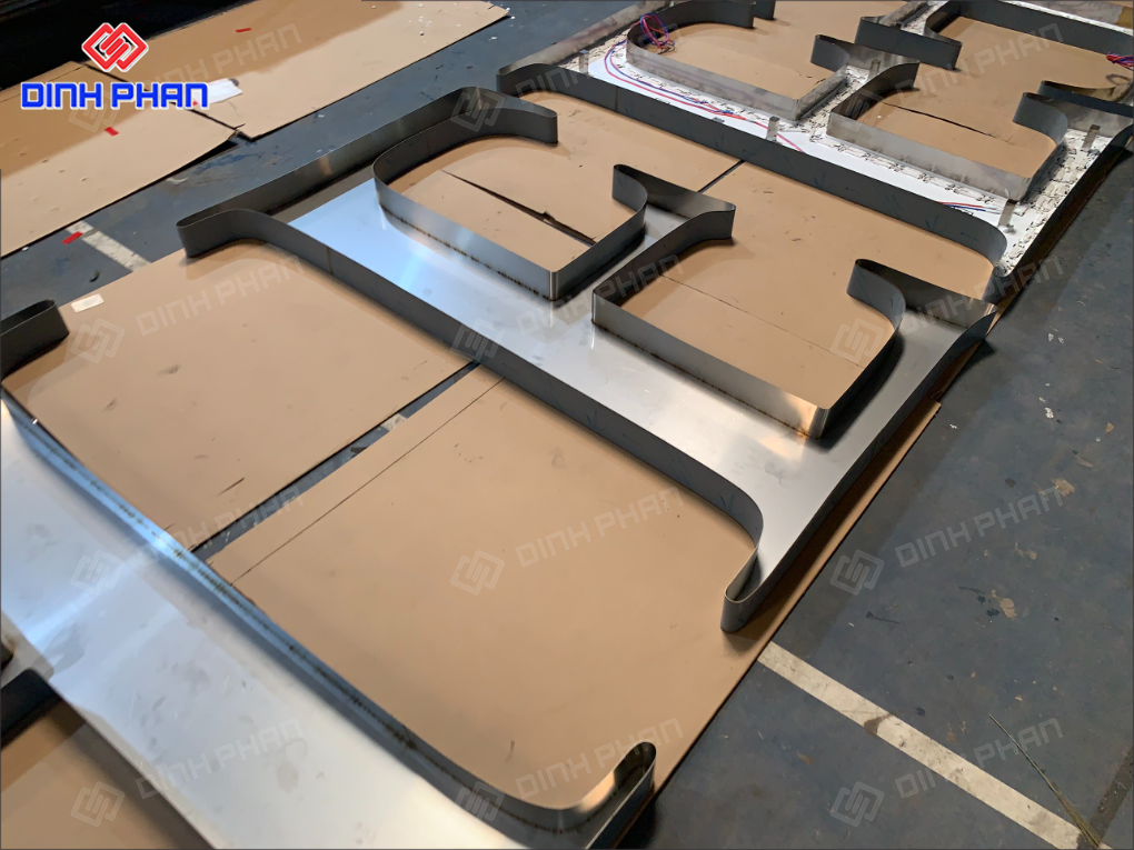 Báo giá gia công chữ inox Nha Trang đẹp, giá rẻ, uy tín Gia công chữ inox nha trang