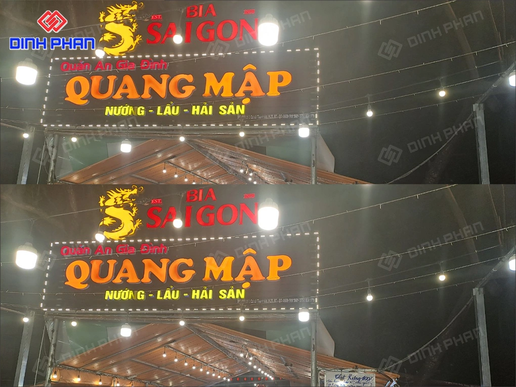 Làm bảng hiệu Khánh Hòa trọn gói, giá rẻ, chất lượng Làm bảng hiệu khánh hòa