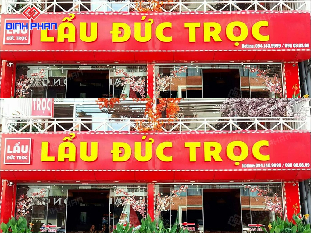 Làm bảng hiệu Khánh Hòa trọn gói, giá rẻ, chất lượng Làm bảng hiệu khánh hòa