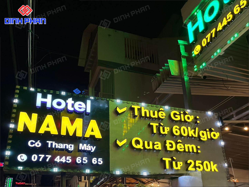 Làm bảng hiệu nha trang