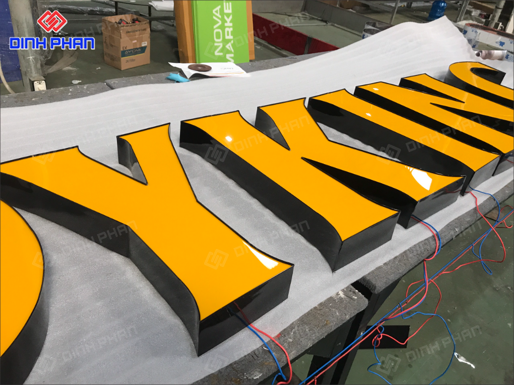 Làm chữ nhôm bình định