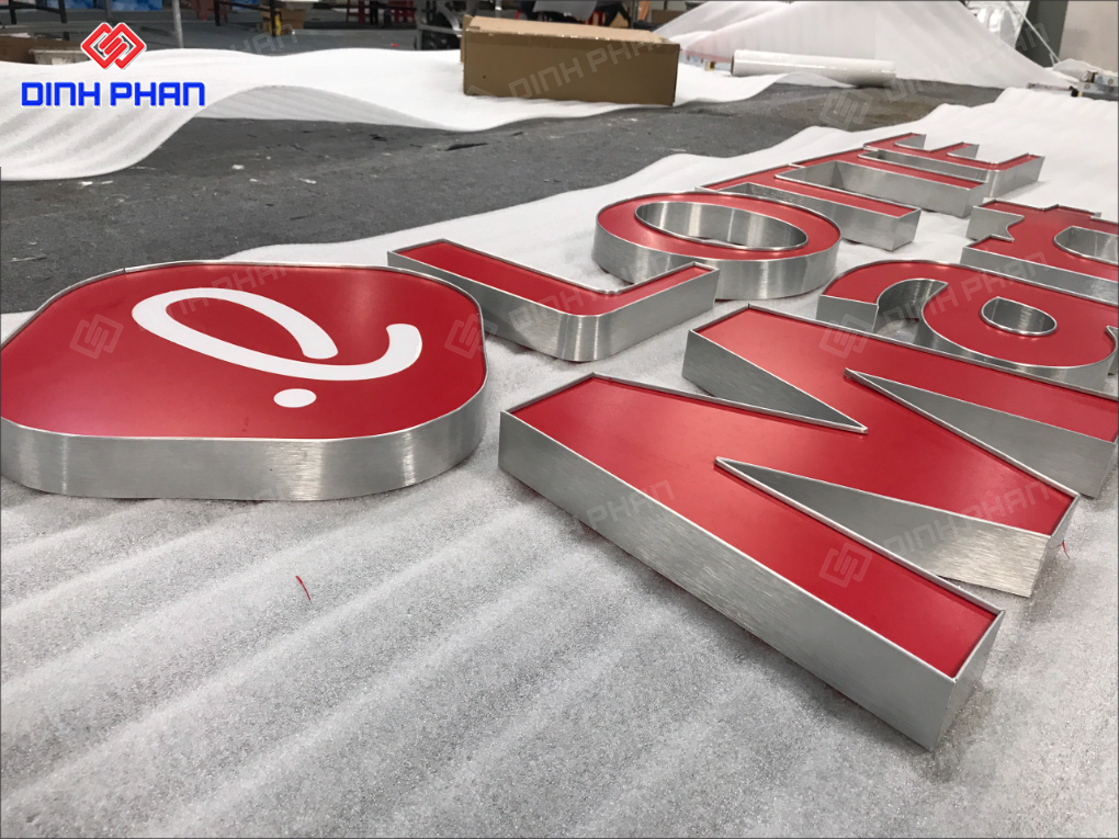 Làm chữ nhôm bình định