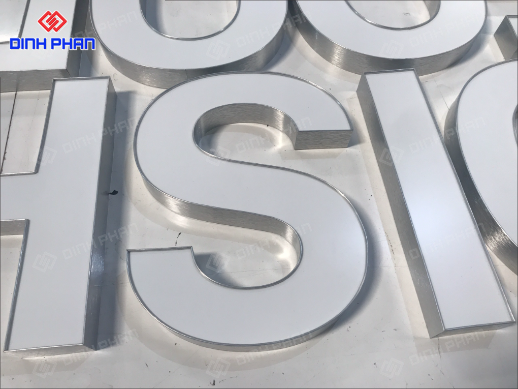Dịch vụ làm chữ nhôm Nha Trang uy tín, chất lượng Làm chữ nhôm nha trang