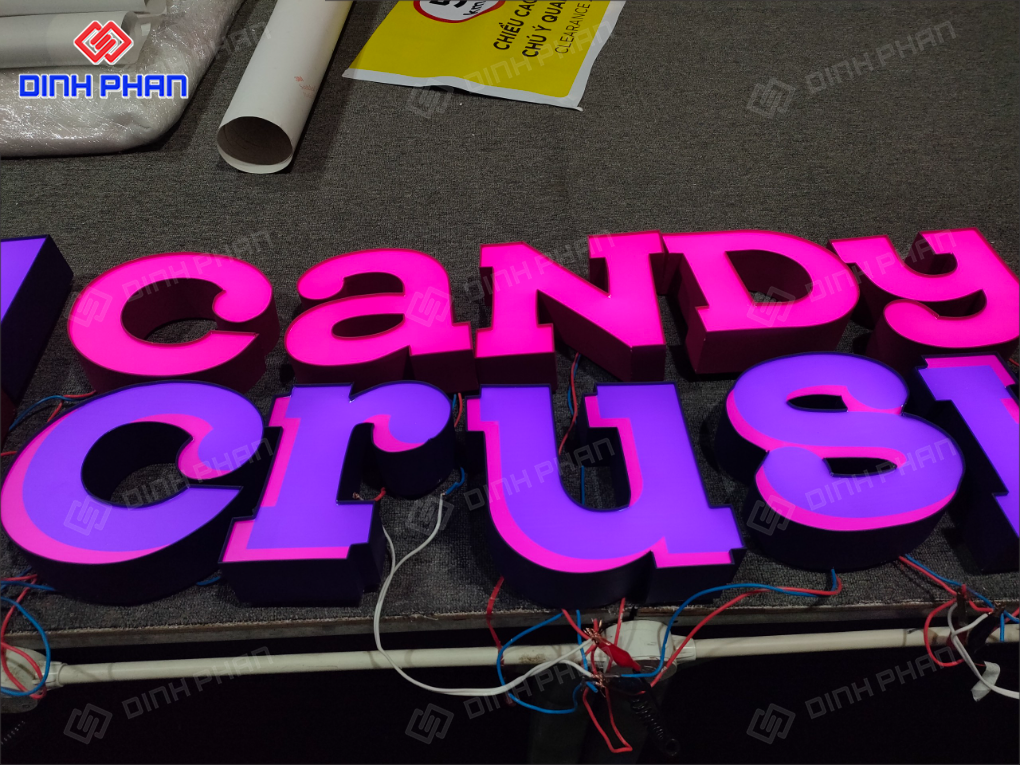 Dịch vụ làm chữ nhôm Nha Trang uy tín, chất lượng Làm chữ nhôm nha trang