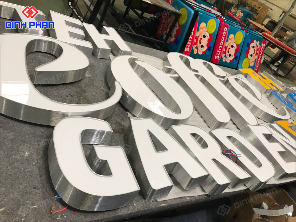 Dịch vụ làm chữ nhôm Nha Trang uy tín, chất lượng Làm chữ nhôm nha trang