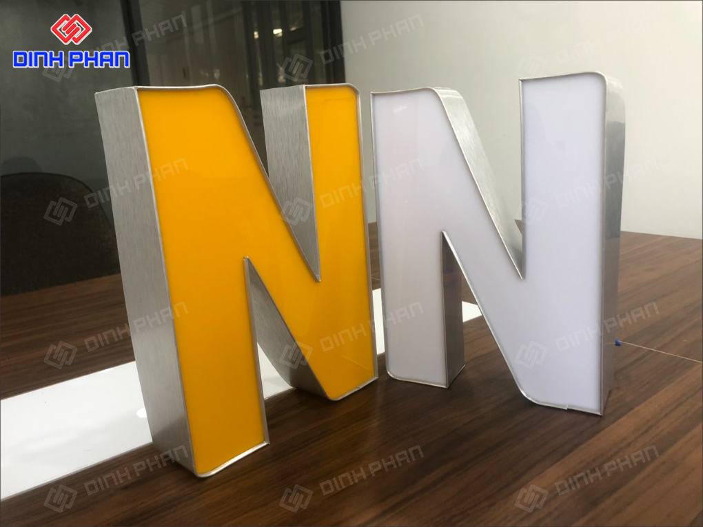 Dịch vụ làm chữ nhôm Nha Trang uy tín, chất lượng Làm chữ nhôm nha trang