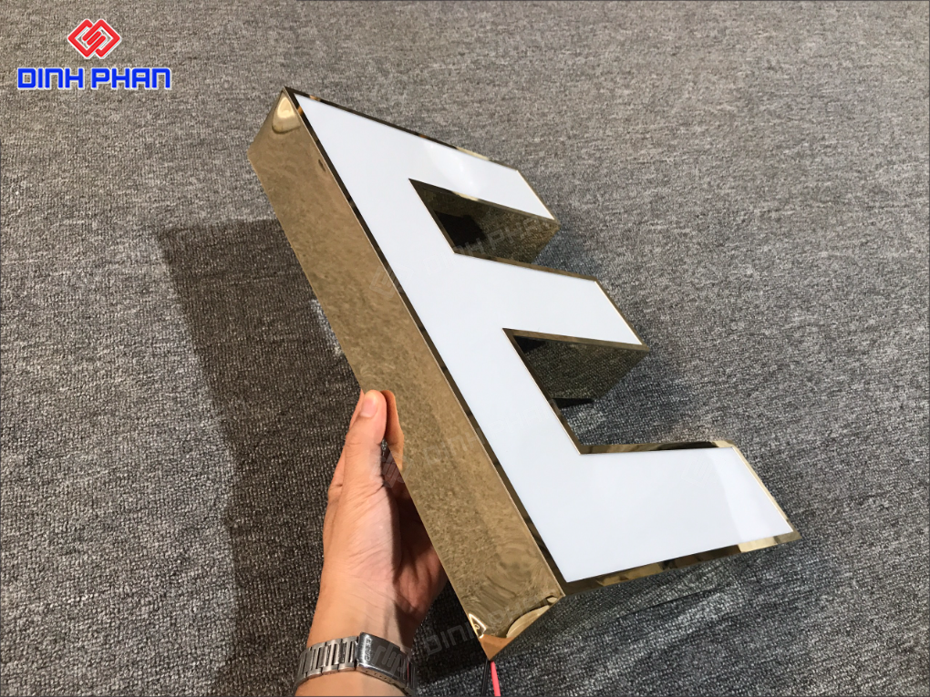 Gia công chữ inox Quy Nhơn bền đẹp, uy tín, giá rẻ Chữ inox quy nhơn