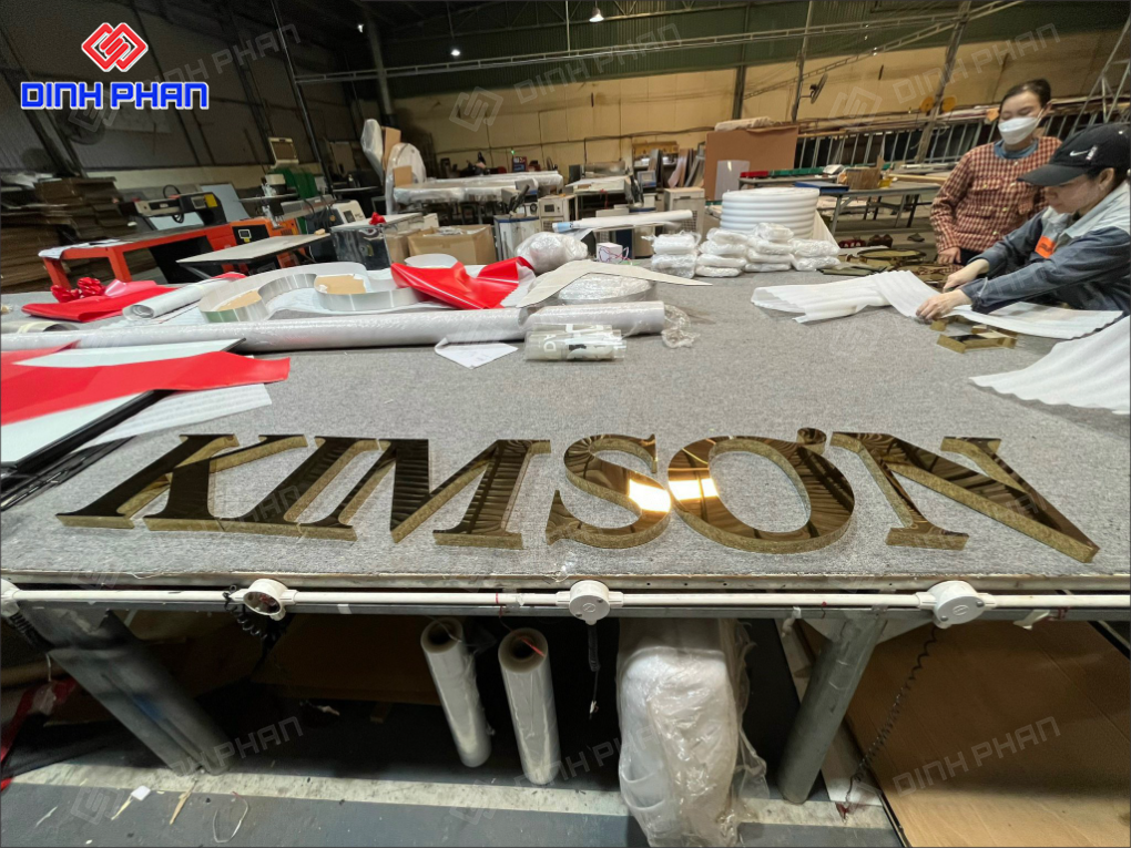 Gia công chữ inox Quy Nhơn bền đẹp, uy tín, giá rẻ Chữ inox quy nhơn