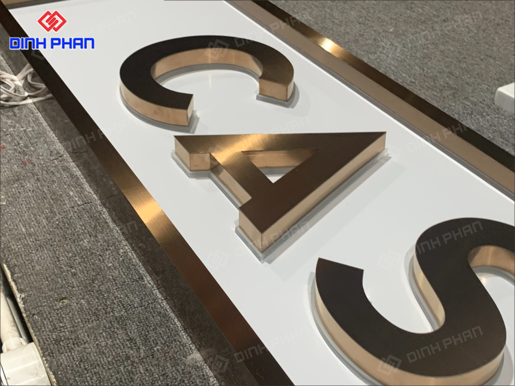 Gia công chữ inox Quy Nhơn bền đẹp, uy tín, giá rẻ Chữ inox quy nhơn