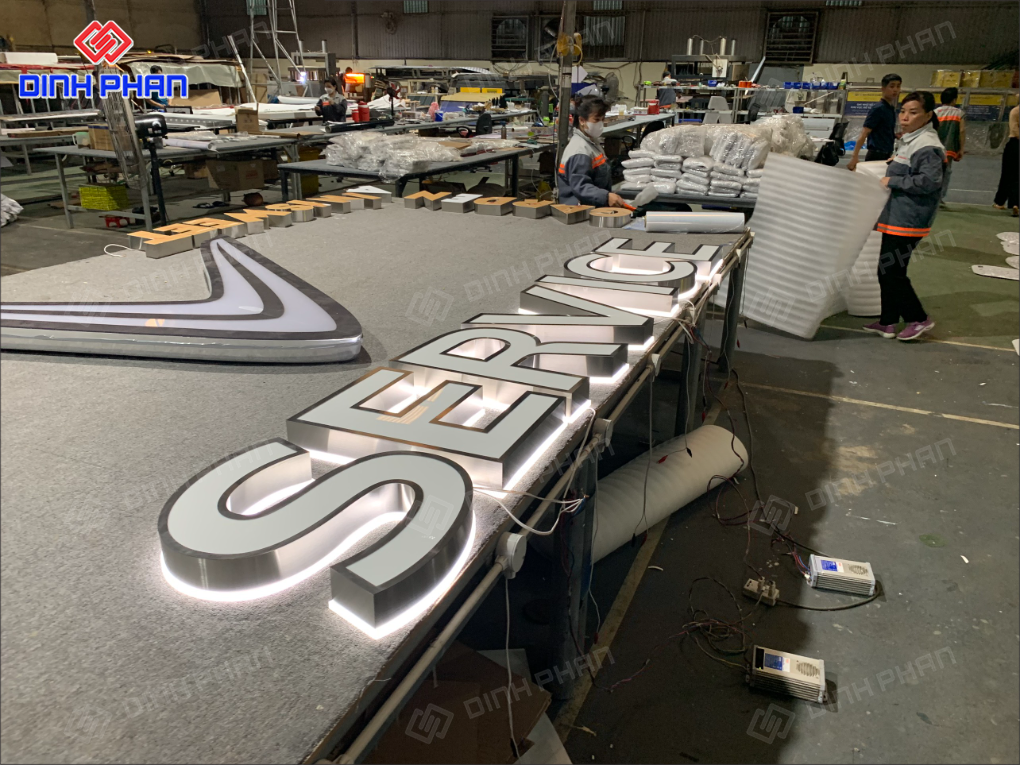 Gia công chữ inox Quy Nhơn bền đẹp, uy tín, giá rẻ Chữ inox quy nhơn