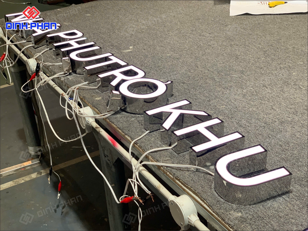 Gia công chữ inox Quy Nhơn bền đẹp, uy tín, giá rẻ Chữ inox quy nhơn