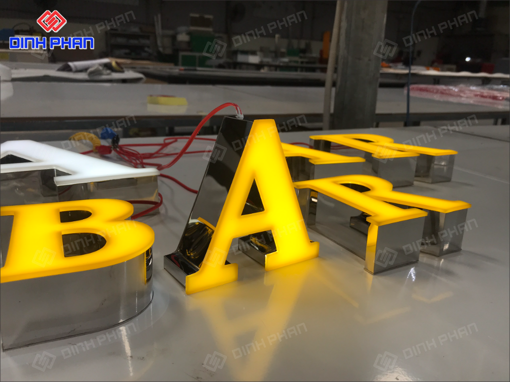 Gia công chữ inox Quy Nhơn bền đẹp, uy tín, giá rẻ Chữ inox quy nhơn
