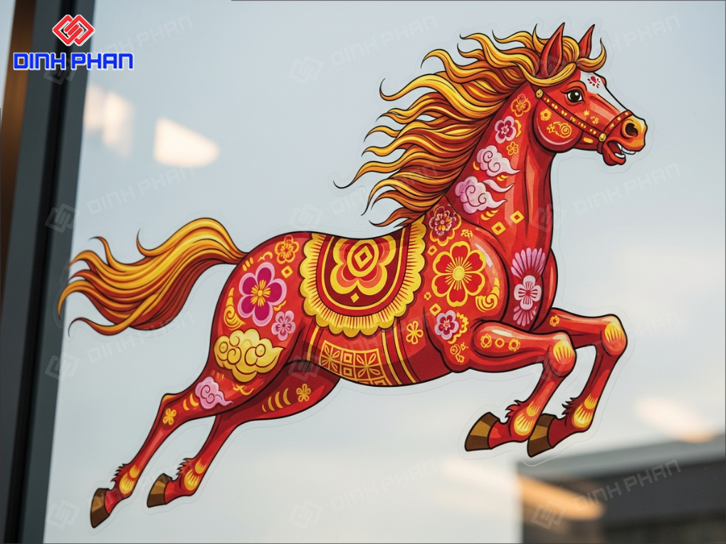 Decal tết dán kính bmt