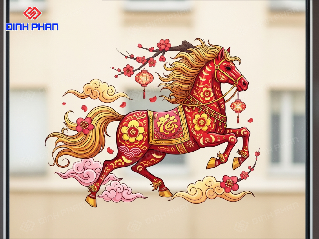 Decal tết dán kính bmt