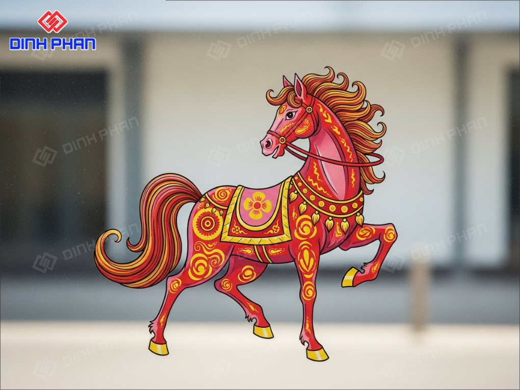 Decal tết dán kính bmt