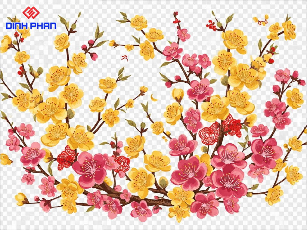 Địa chỉ mua decal Tết dán tường Daklak uy tín, giá rẻ Decal tết dán tường daklak